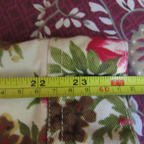 ROAMAN'S WOMEN'S FLORAL JACKET SIZE 16W 100% COTTO - Picture 8 of 8